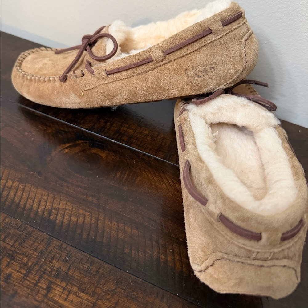 UGG Tan and Brown Slippers - Picture 4 of 8